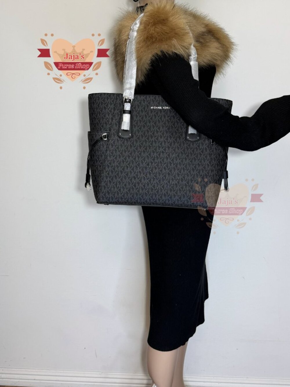 🖤Michael Kors 3 Compartment PVC/Canvas Coated Tote🖤 - Picture 13 of 16